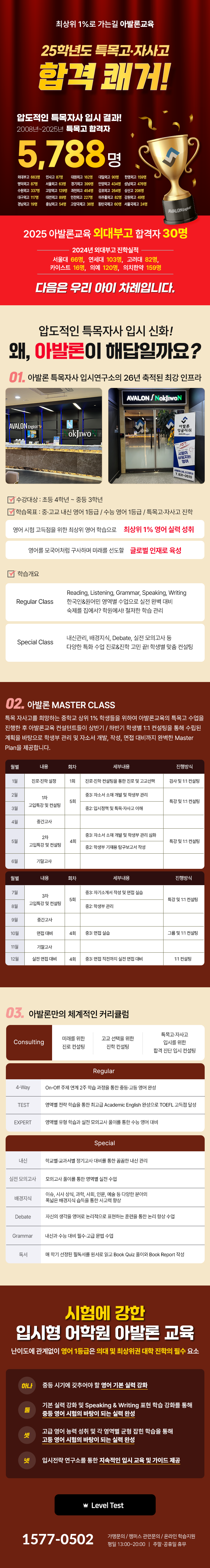2025 봄학기 특목고 자사고 결과